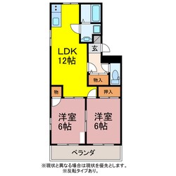 ラメゾンドゥソレイユの物件間取画像